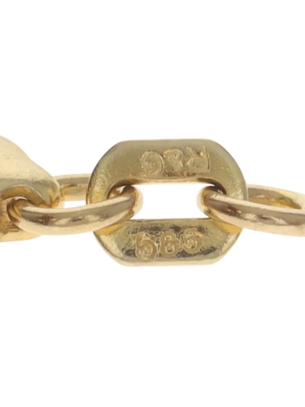 Yellow Gold Snake Chain Necklace 18